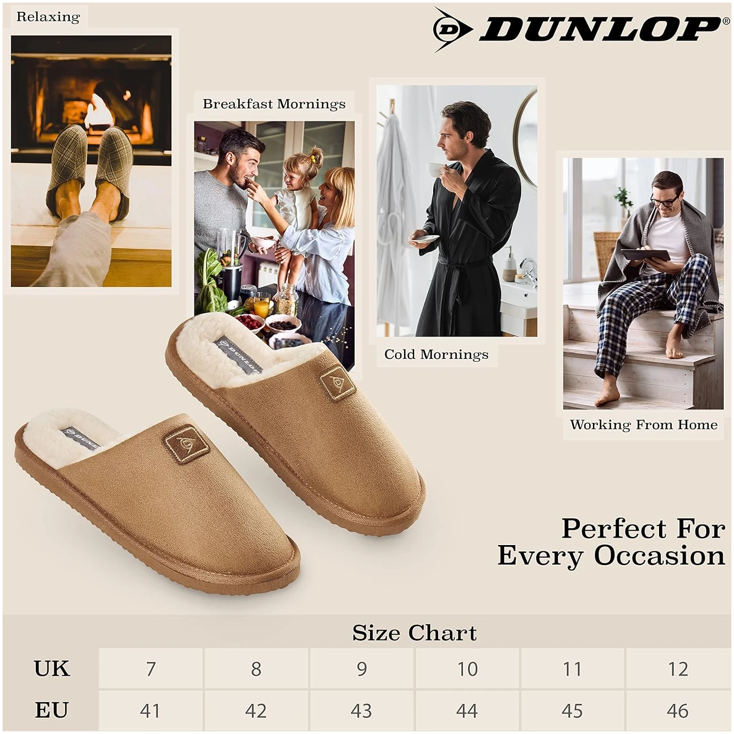 Chaussons Homme à Mémoire de Forme, Semelles Antidérapantes – Image 7