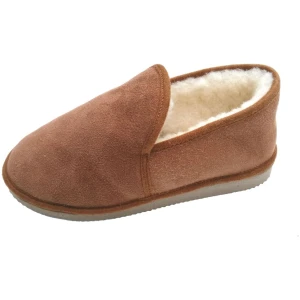 Cachalo - Pantoufles charentaises pour homme - Peau de mouton - Couleur camel