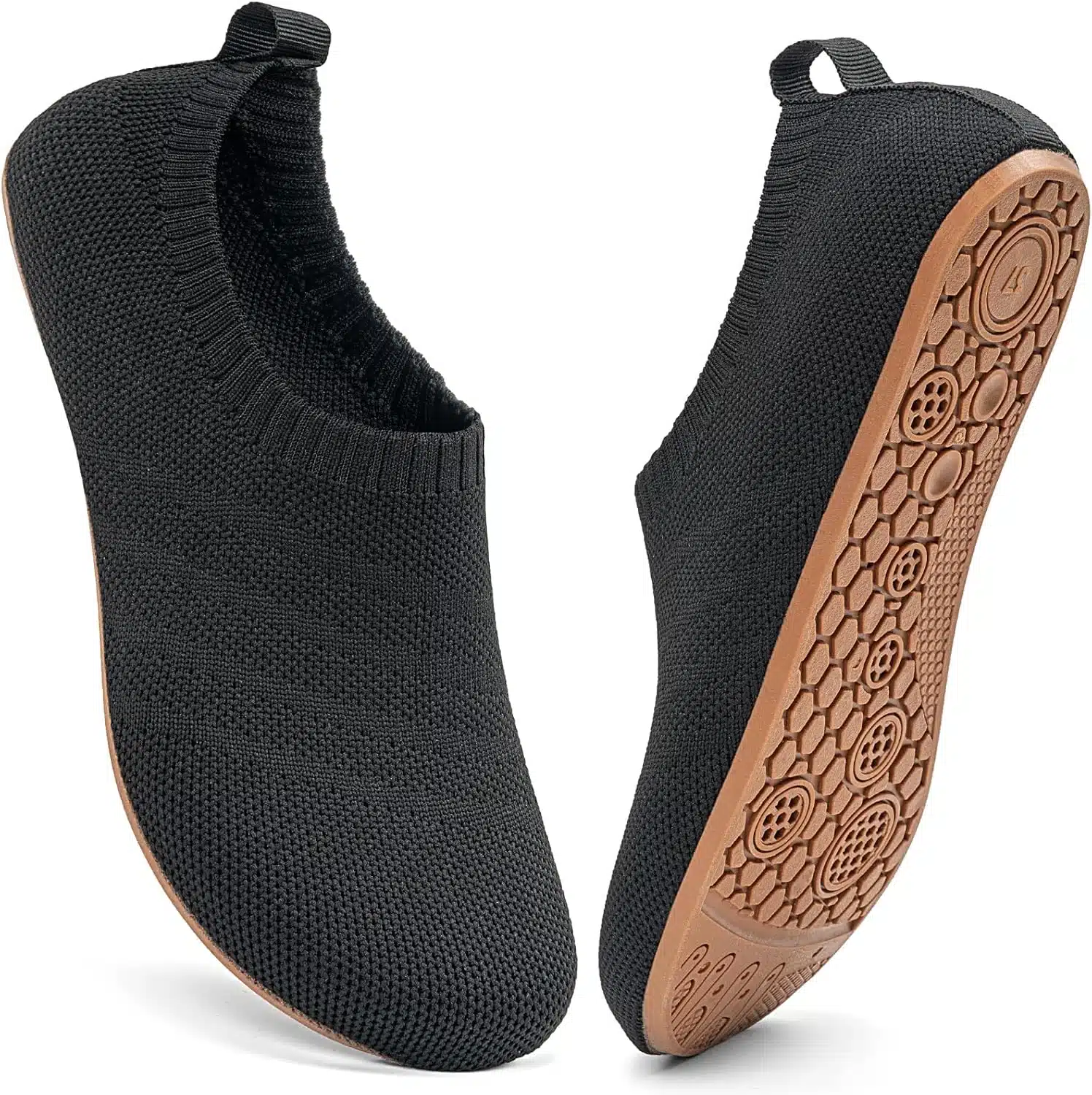 Sosenfer Chaussons Hommes Chaussures Maison pour Femmes Chaussures Pieds Nus Dames Antidérapant Chaussons Chaussettes Plats Chaussons Maison Cosy Chaussons Unisexe