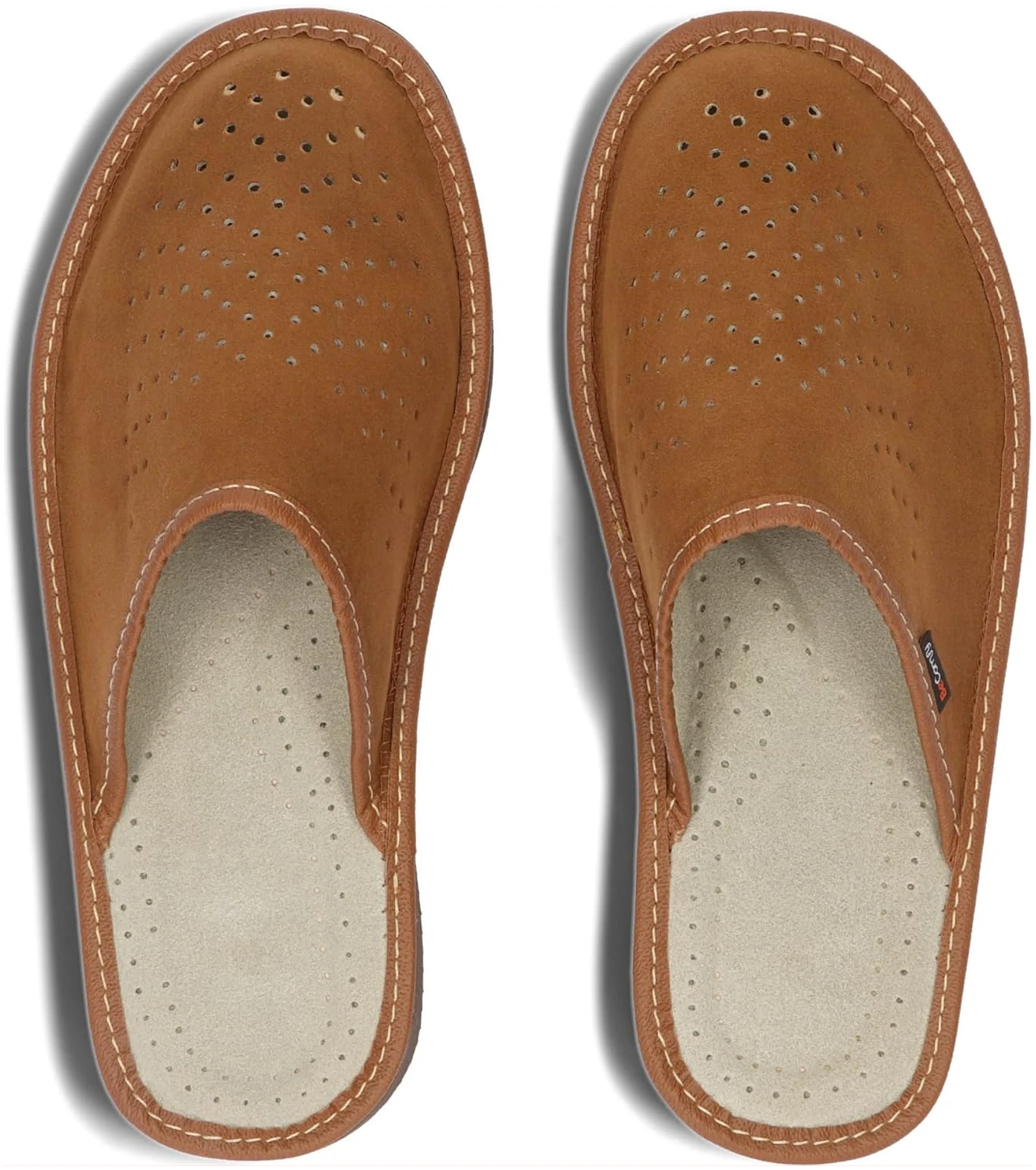 Chaussons Hommes BeComfy, Mules en Suède, Pantoufles en Cuir – Image 5