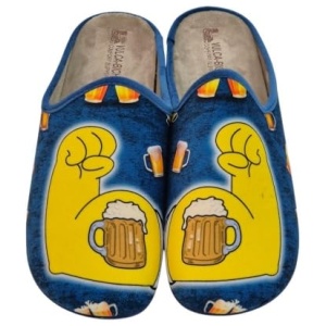 Chaussons Simpsons Homme en Textile