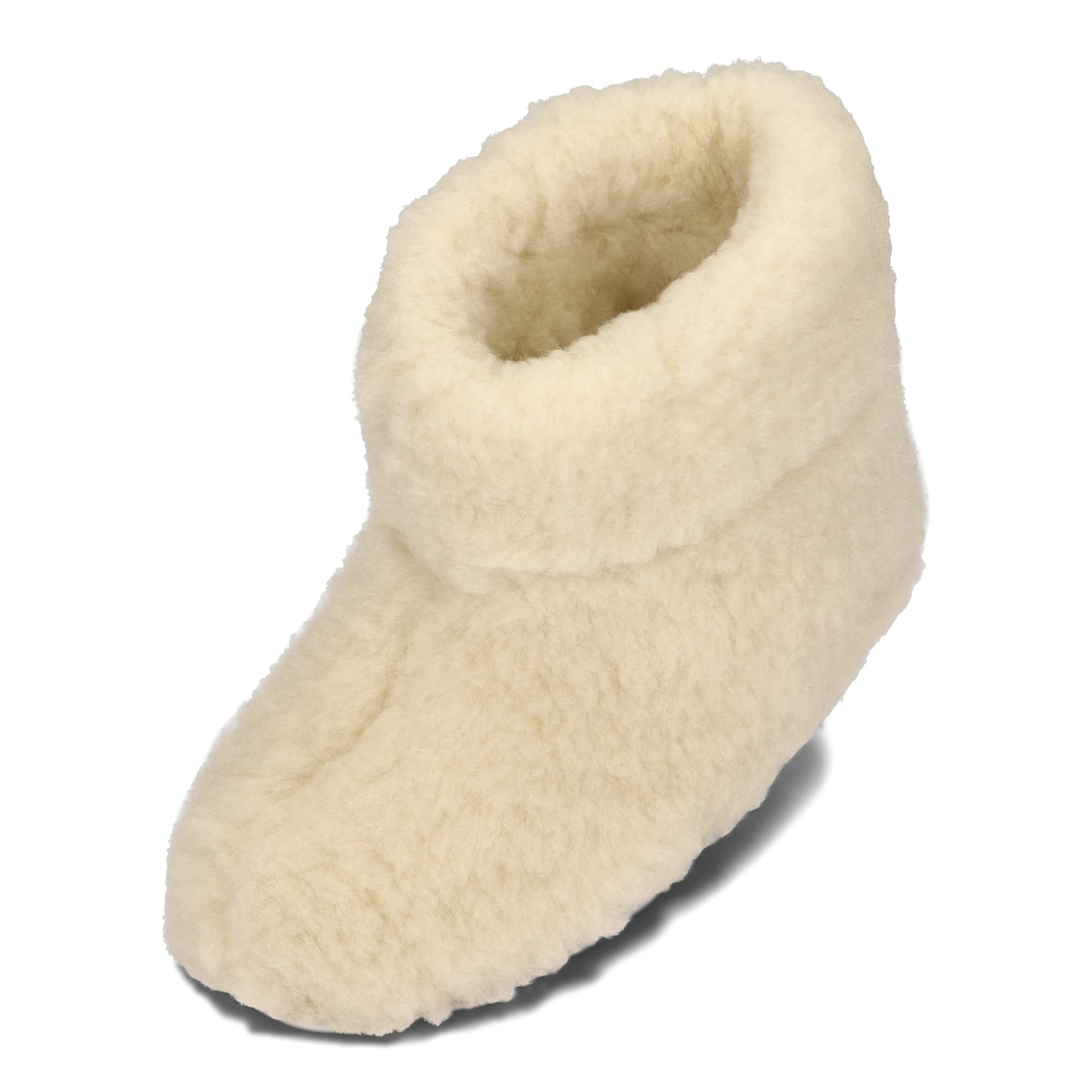 Bottes chaussons laine mouton unisexe BeComfy hiver