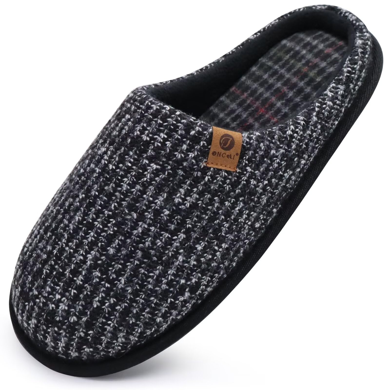 Chaussons Homme Pantoufles Hiver Chaudes avec Mousse à Mémoire de Forme