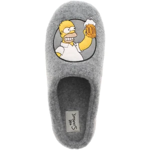 Chausson fantaisie homme Homer Simpson visage 3D peluche Wynsors
