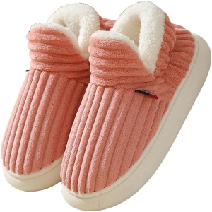 Mules Chausson Femme Homme Chaud Confortable Mémoire de Forme Antidérapantes