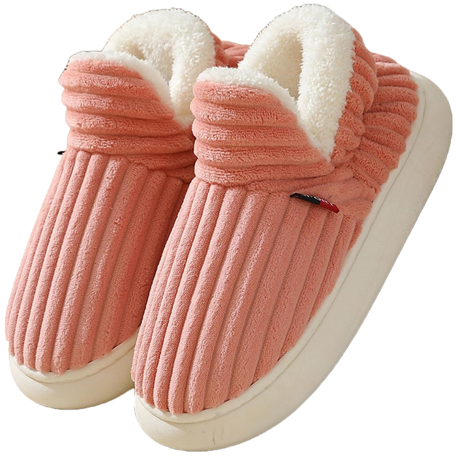Mules Chausson Femme Homme Chaud Confortable Mémoire de Forme Antidérapantes