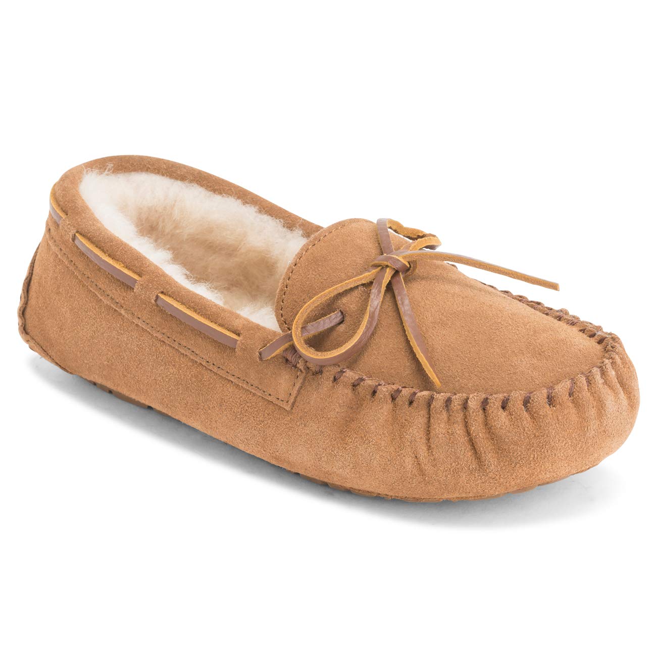 Mocassins en daim australien et peau de mouton fourrure pour femme – Image 2