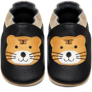 Chausson Bébé Cuir Souple Premiers Pas IceUnicorn