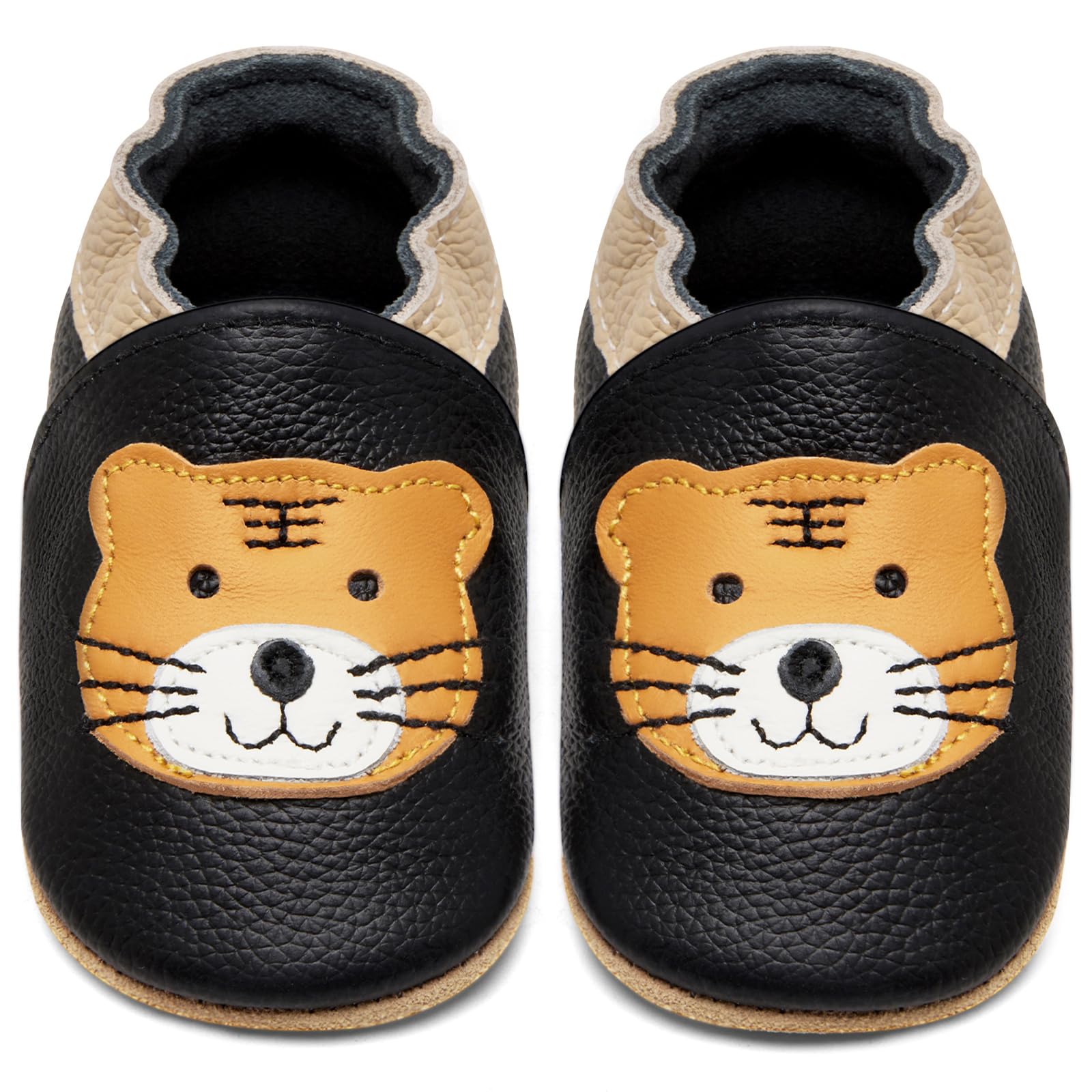 Chausson Bébé Cuir Souple Premiers Pas IceUnicorn