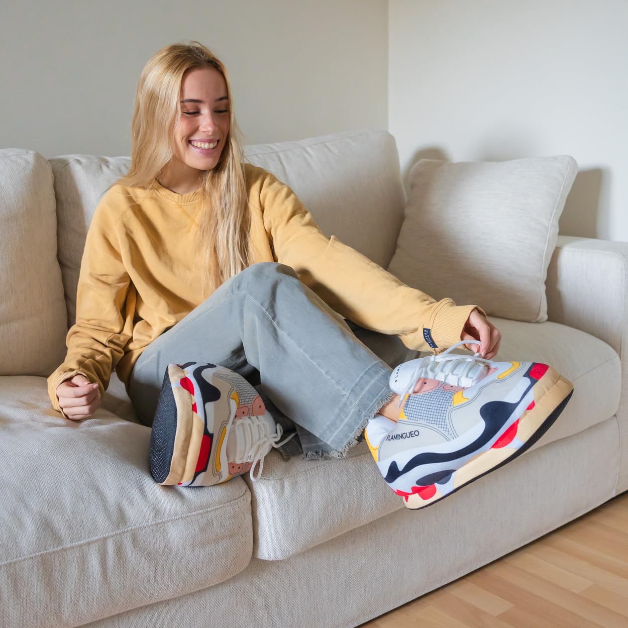 Chaussons Flamingueo Pantoufles Unisex Taille Unique – Image 2
