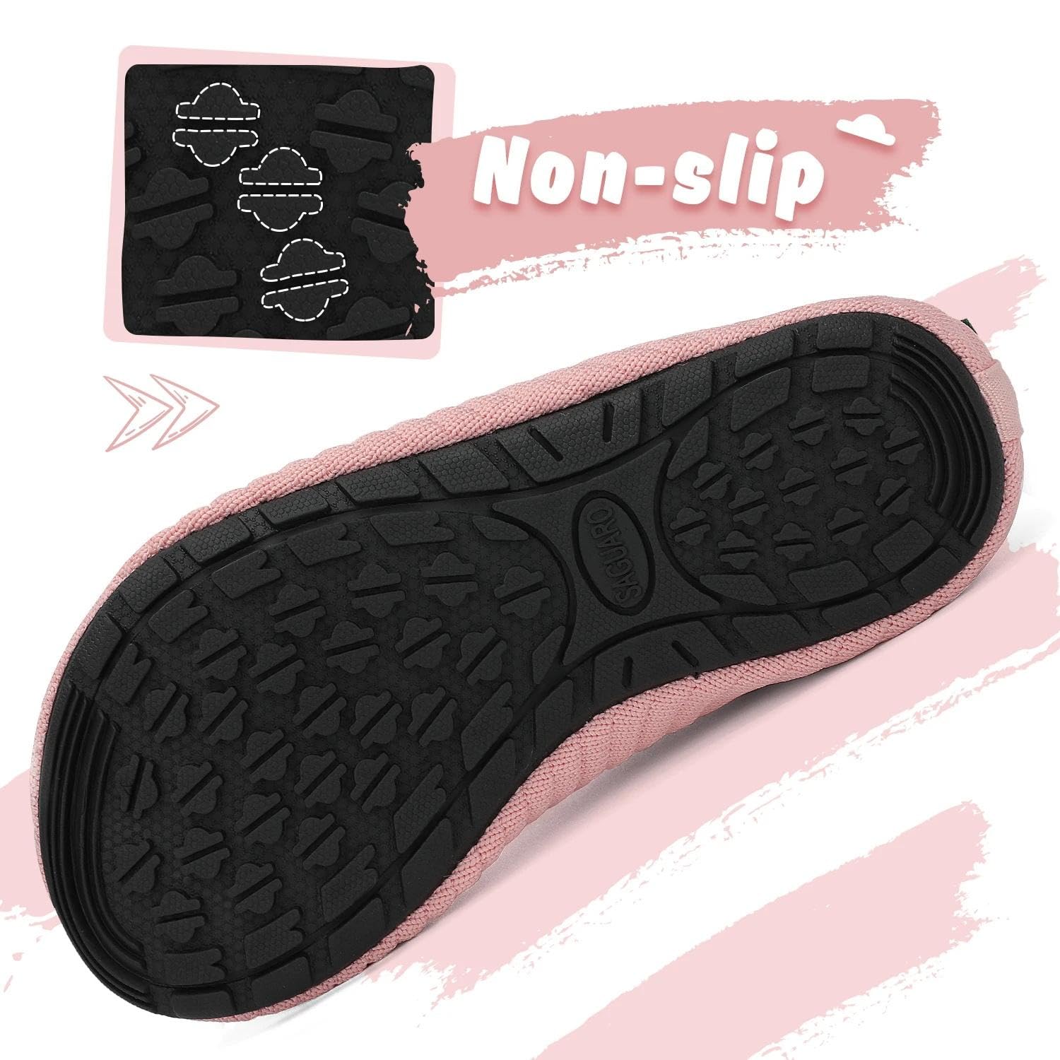 Chaussons Enfants SAGUARO Pantoufle d'intérieur Antidérapante Léger Garçons Filles – Image 2