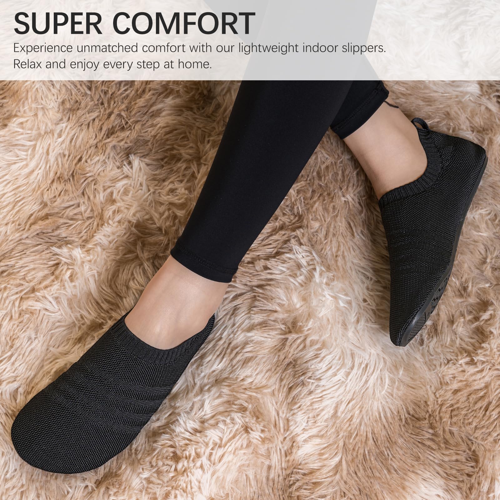 Chaussons Pieds Nus Antidérapants Sosenfer Homme Femme – Image 5