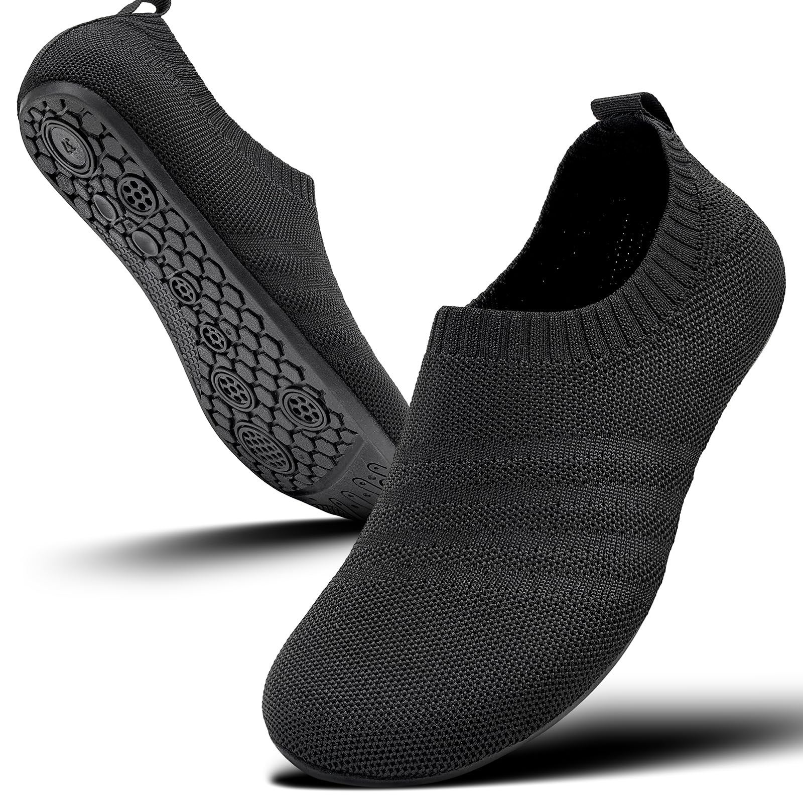 Chaussons Pieds Nus Antidérapants Sosenfer Homme Femme