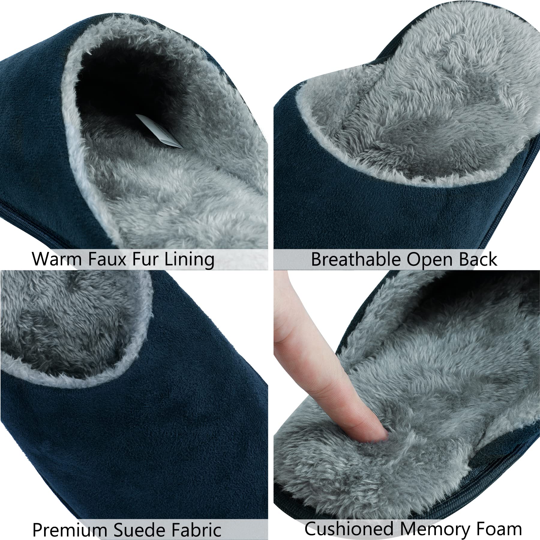 Chaussons Hommes et Femmes Riemot Pantoufles Maison Confort – Image 5