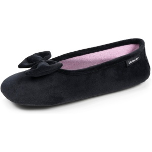 Ballerines femme velours semelle ultra souple mousse à mémoire forme Isotoner