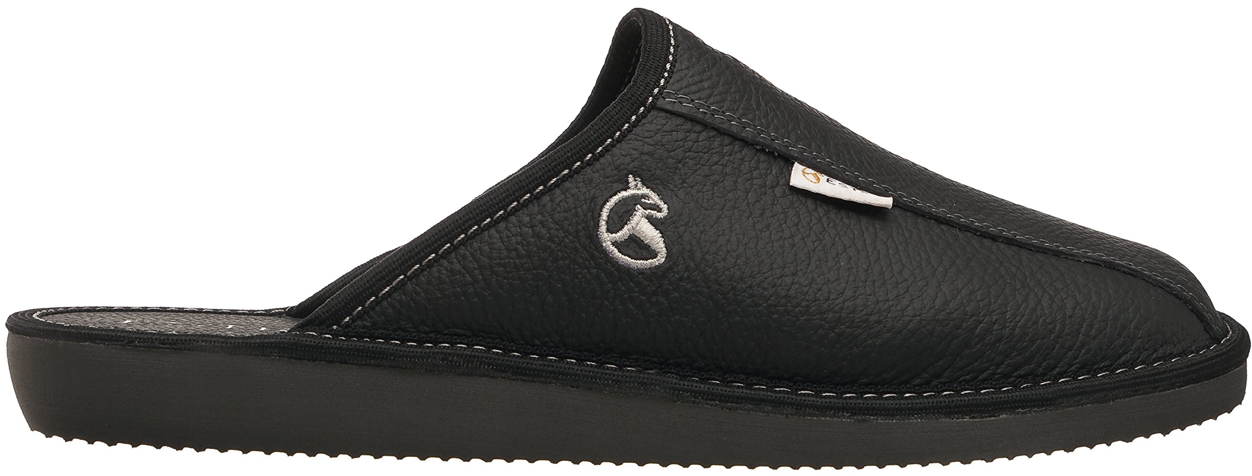 Mules Homme Cuir Laine ESTRO Chaussons Homme – Image 2