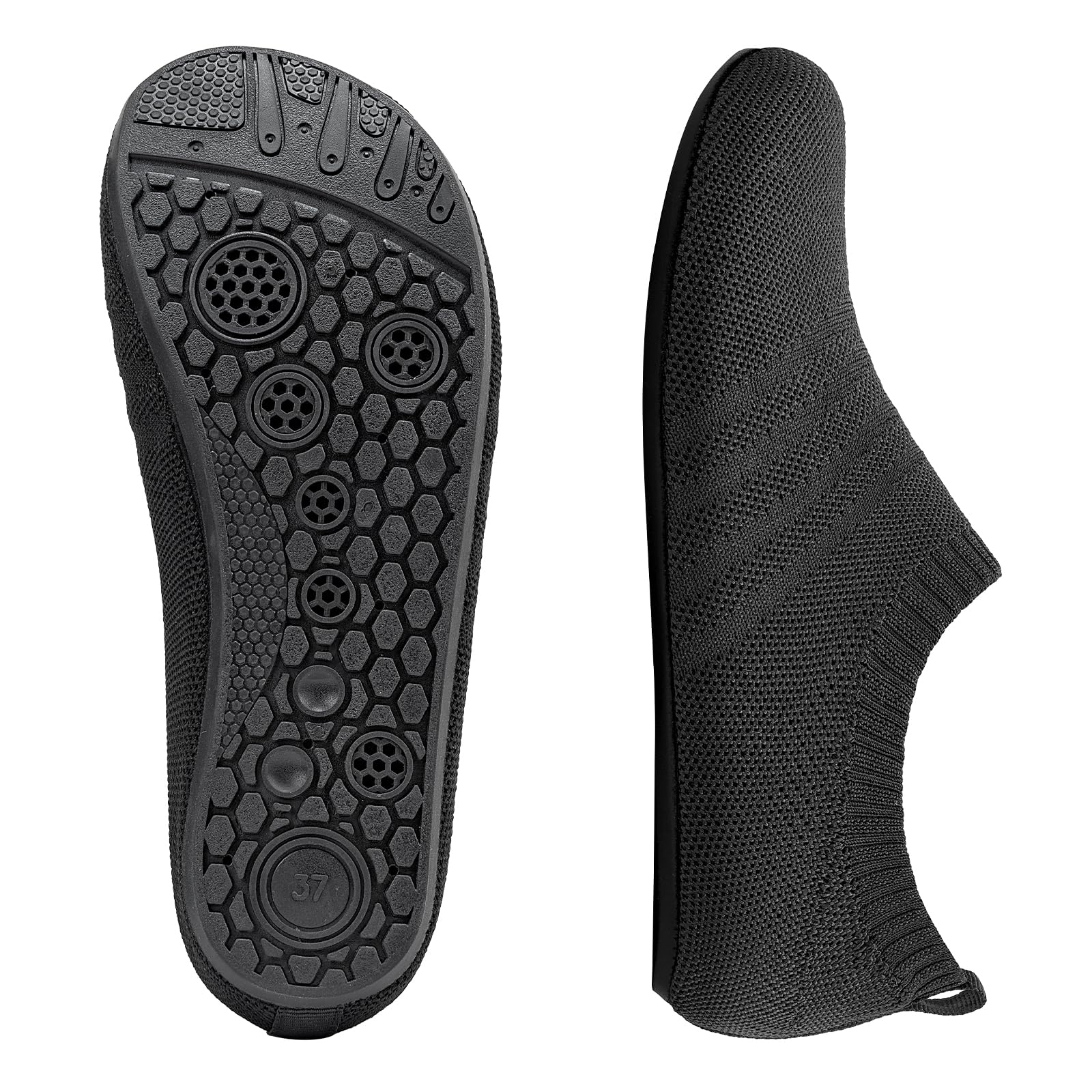 Chaussons Pieds Nus Antidérapants Sosenfer Homme Femme – Image 4