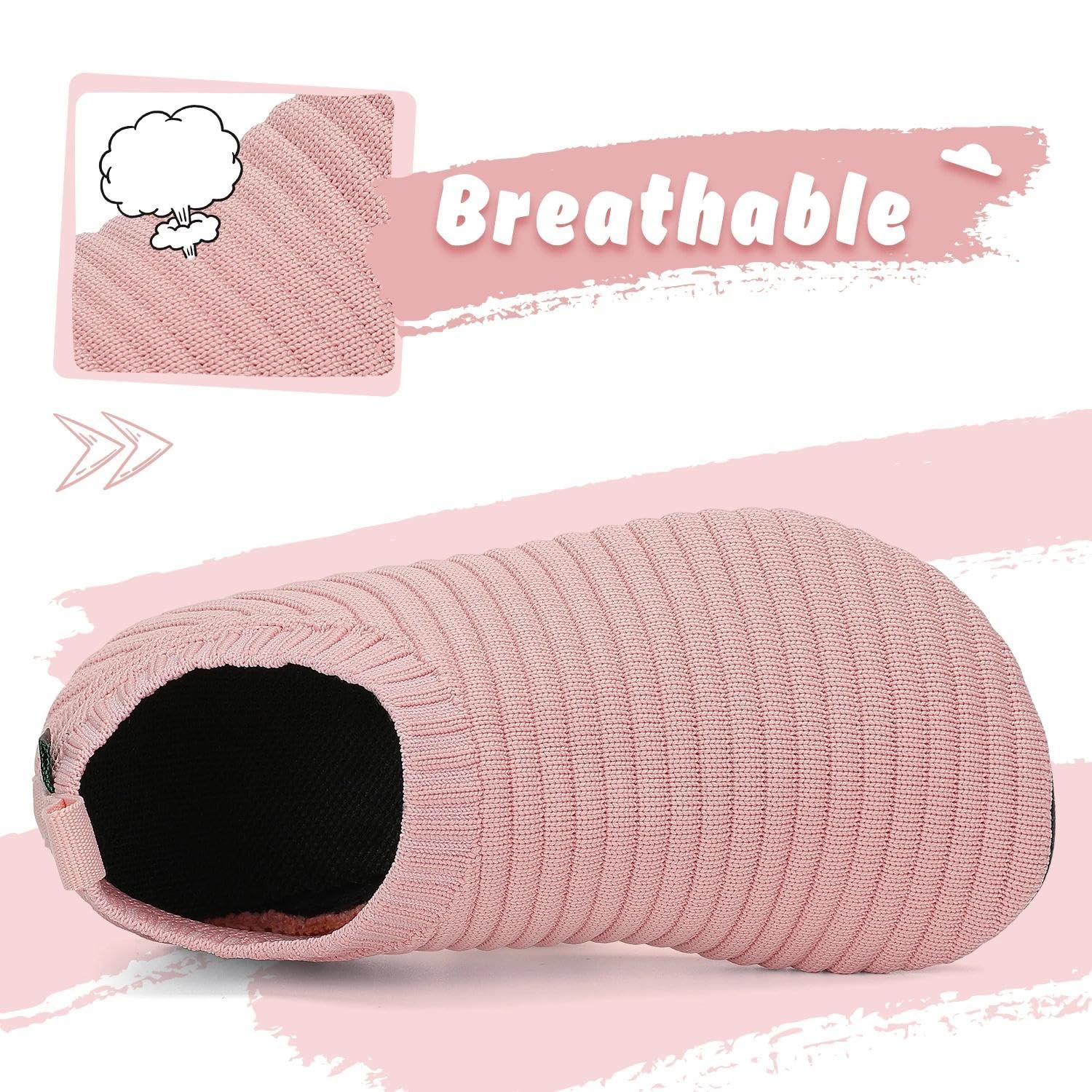 Chaussons Enfants SAGUARO Pantoufle d'intérieur Antidérapante Léger Garçons Filles – Image 3