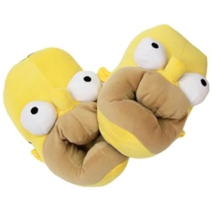 Chaussons en coton Homer Jay Simpson Bart Simpson Pantoufles chaudes d'intérieur antidérapantes mousse mémoire de forme