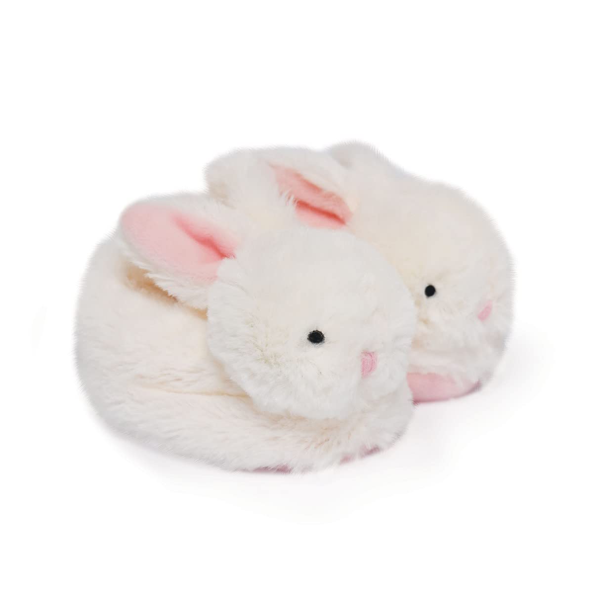 Coffret Chaussons avec Hochet Lapin Bonbon Acheter Chaussons Doudou et Compagnie Rose 0-6 Mois – Image 5