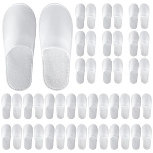 Lot 20 Paires Pantoufles Jetables Acheter Chaussons Invités Hôtel Spa