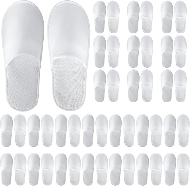 Lot 20 Paires Pantoufles Jetables Acheter Chaussons Invités Hôtel Spa