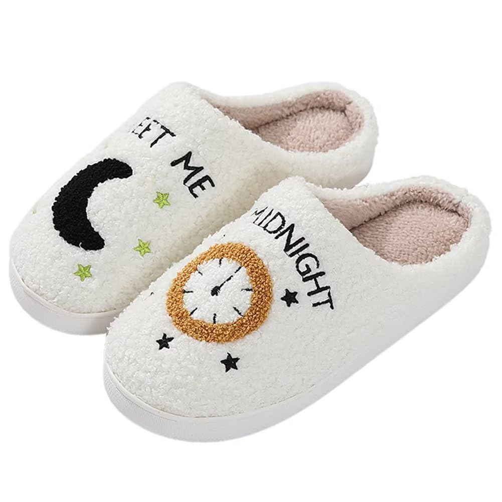 Pantoufles Peluche Acheter Chaussons Coton Mémoire de Forme Intérieur Extérieur