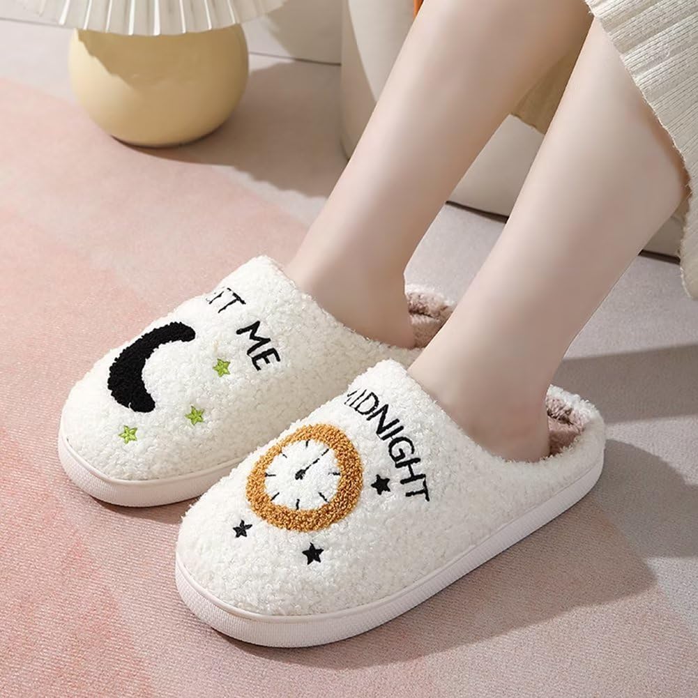 Pantoufles Peluche Acheter Chaussons Coton Mémoire de Forme Intérieur Extérieur – Image 6