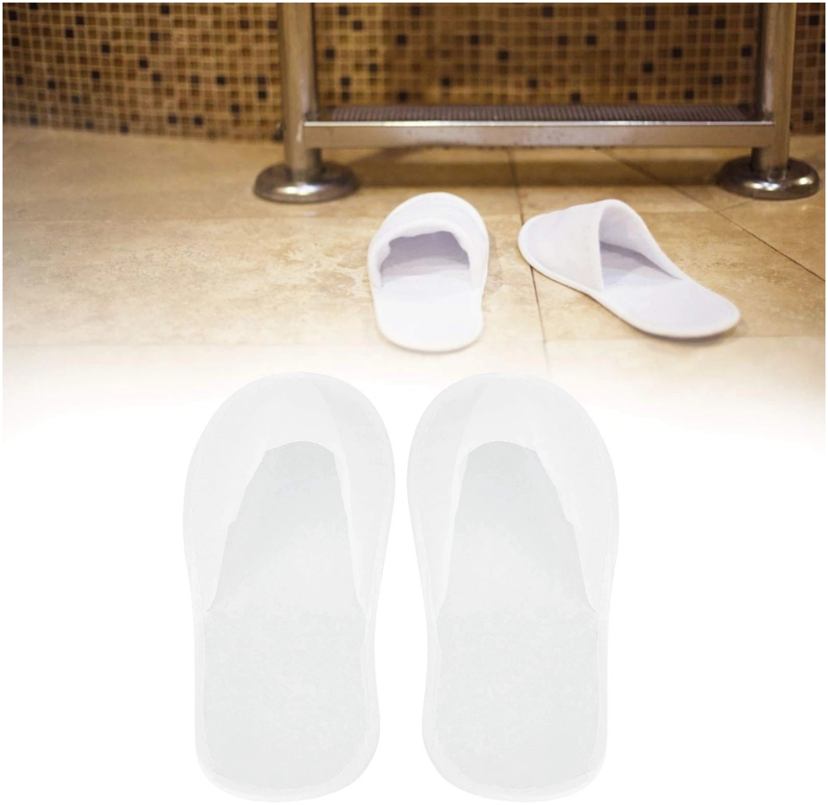 Pantoufles Jetables Spa Acheter Chaussons Tomotato lot de 50 paires antidérapantes – Image 3