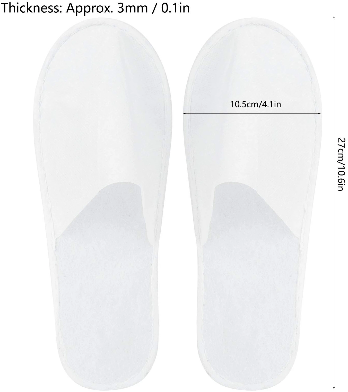 Pantoufles Jetables Spa Acheter Chaussons Tomotato lot de 50 paires antidérapantes – Image 2