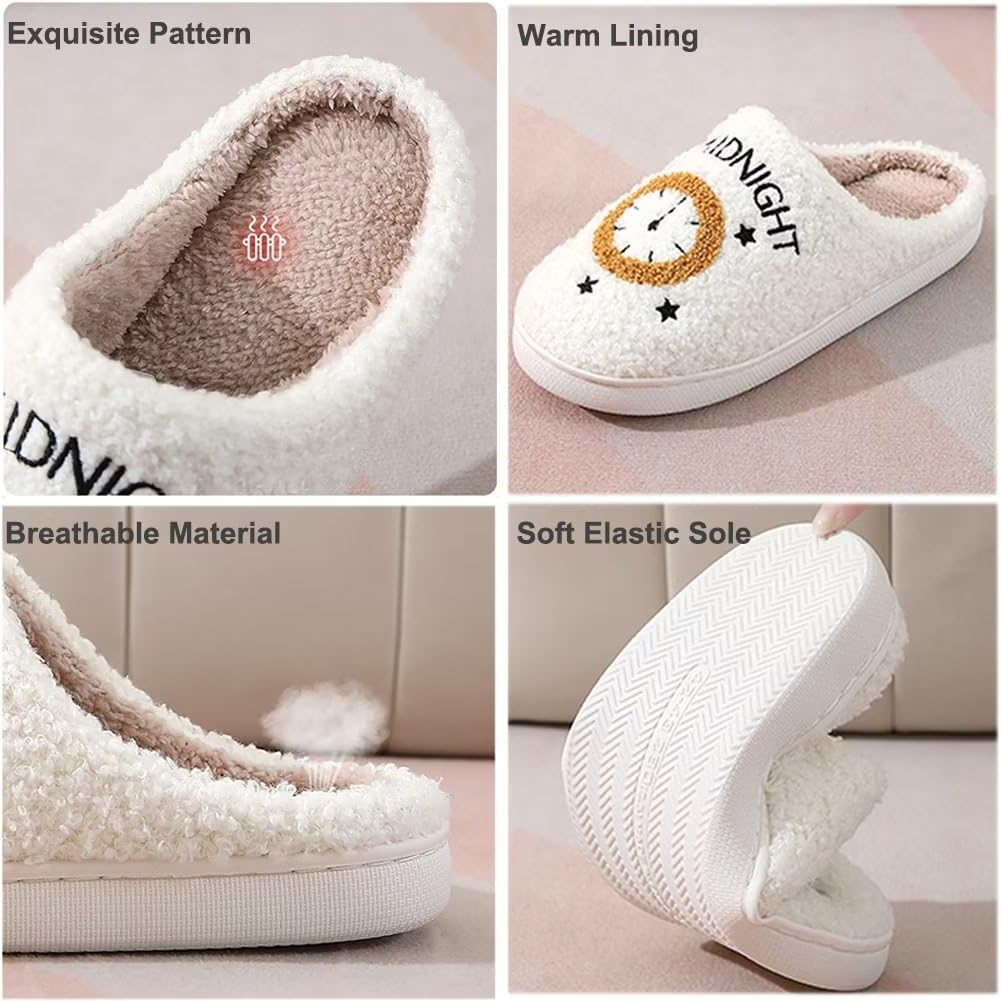 Pantoufles Peluche Acheter Chaussons Coton Mémoire de Forme Intérieur Extérieur – Image 3