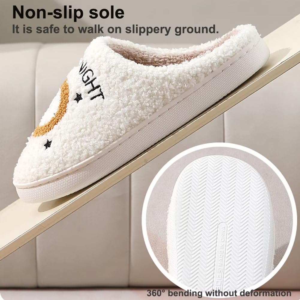 Pantoufles Peluche Acheter Chaussons Coton Mémoire de Forme Intérieur Extérieur – Image 2