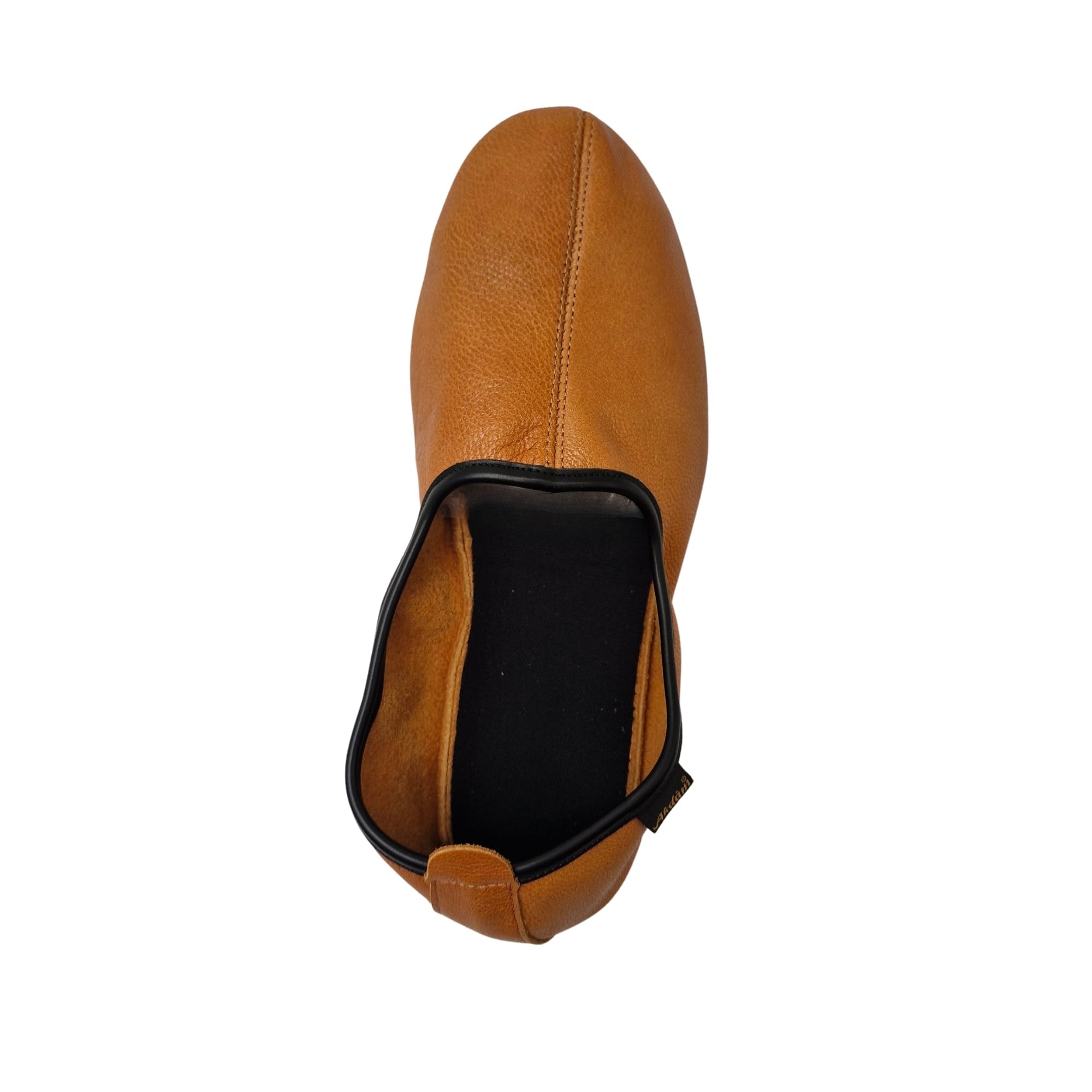 Pantoufles Babouches Acheter Chaussons cuir véritable bordeaux unisexe – Image 6