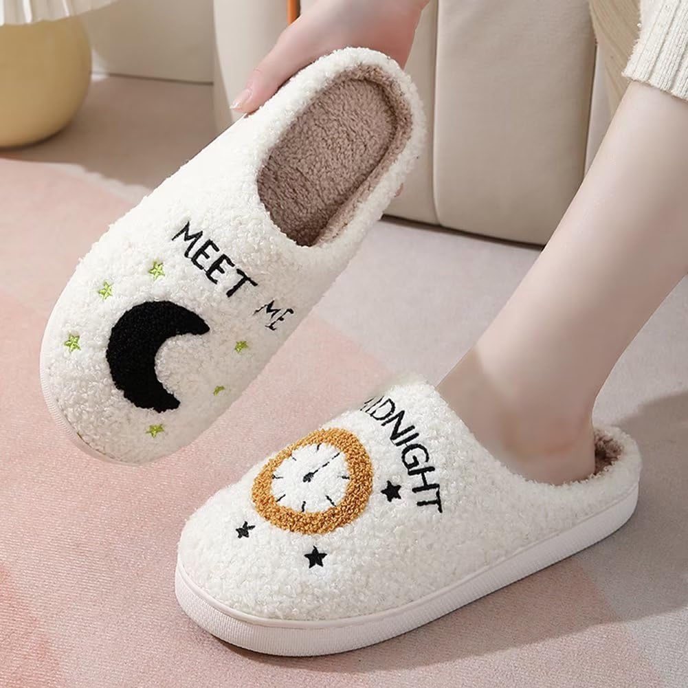 Pantoufles Peluche Acheter Chaussons Coton Mémoire de Forme Intérieur Extérieur – Image 5