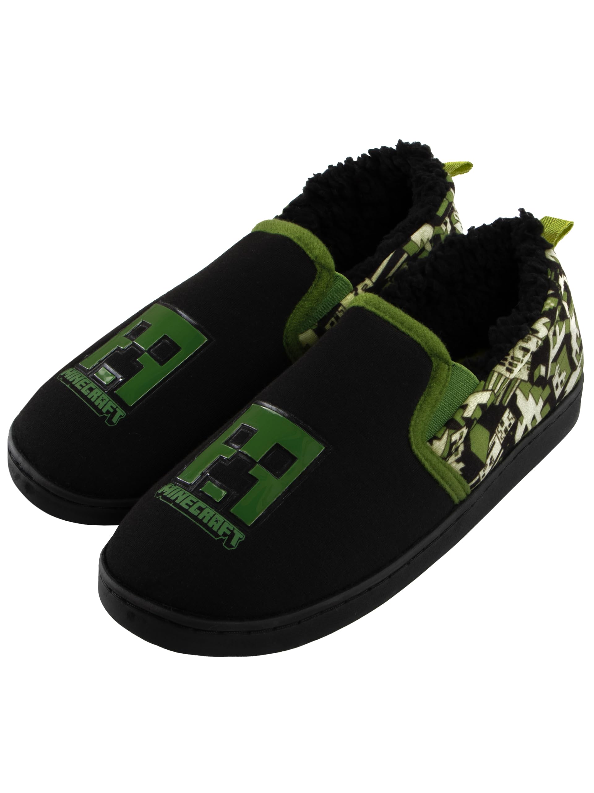 Chaussons Enfant Acheter Chaussons Minecraft Creeper Pantoufles Garçon