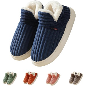 Chaussons Femme Hiver Chauds Antidérapants en Peluche