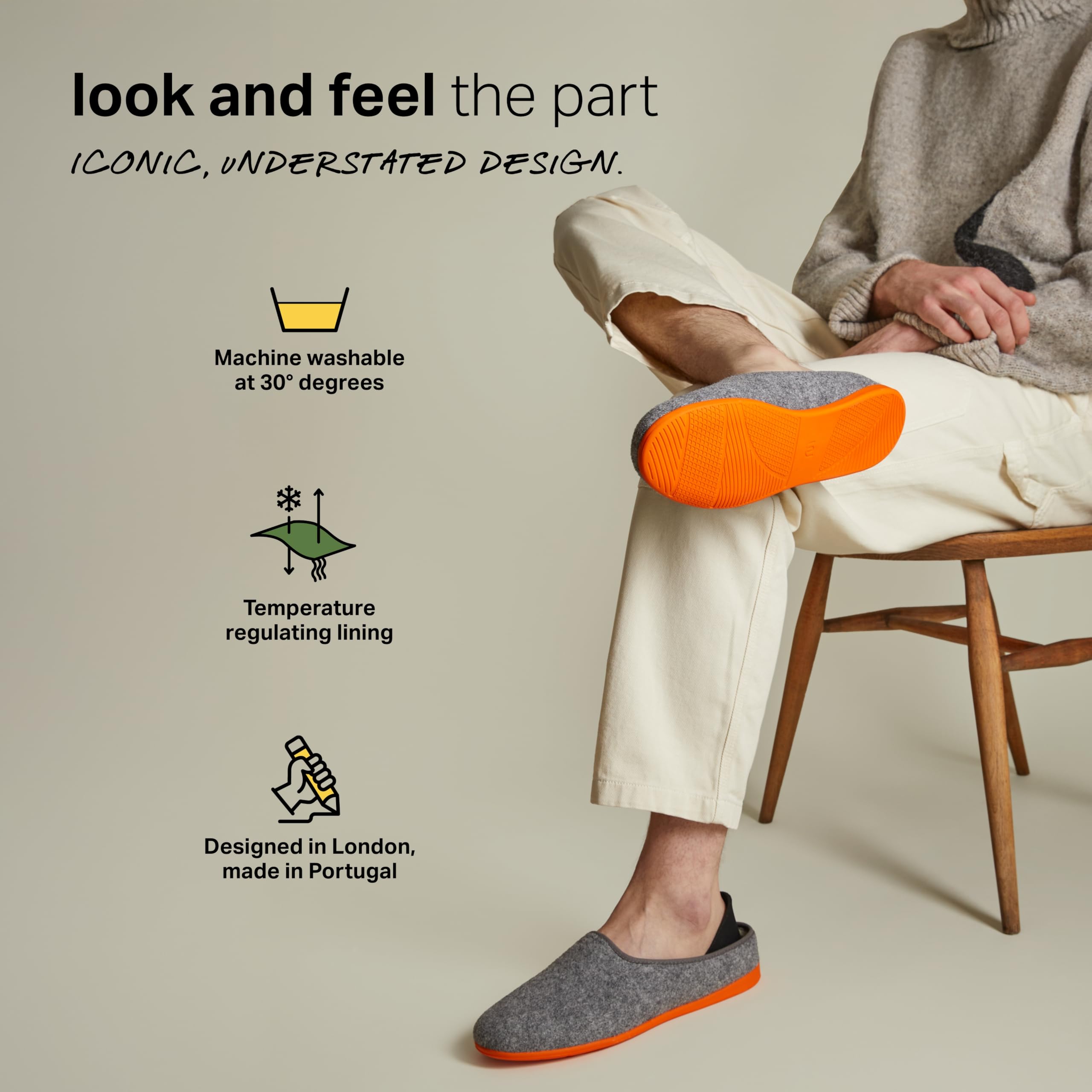 Chaussons Unisexes Acheter Chaussons Mahabis Classic Doublure Laine – Image 2