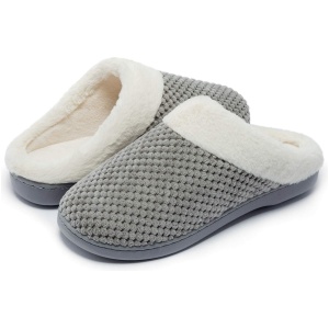 Chaussons Fourrés Femme Acheter Chaussons Peluche Mémoire de Forme Antidérapants