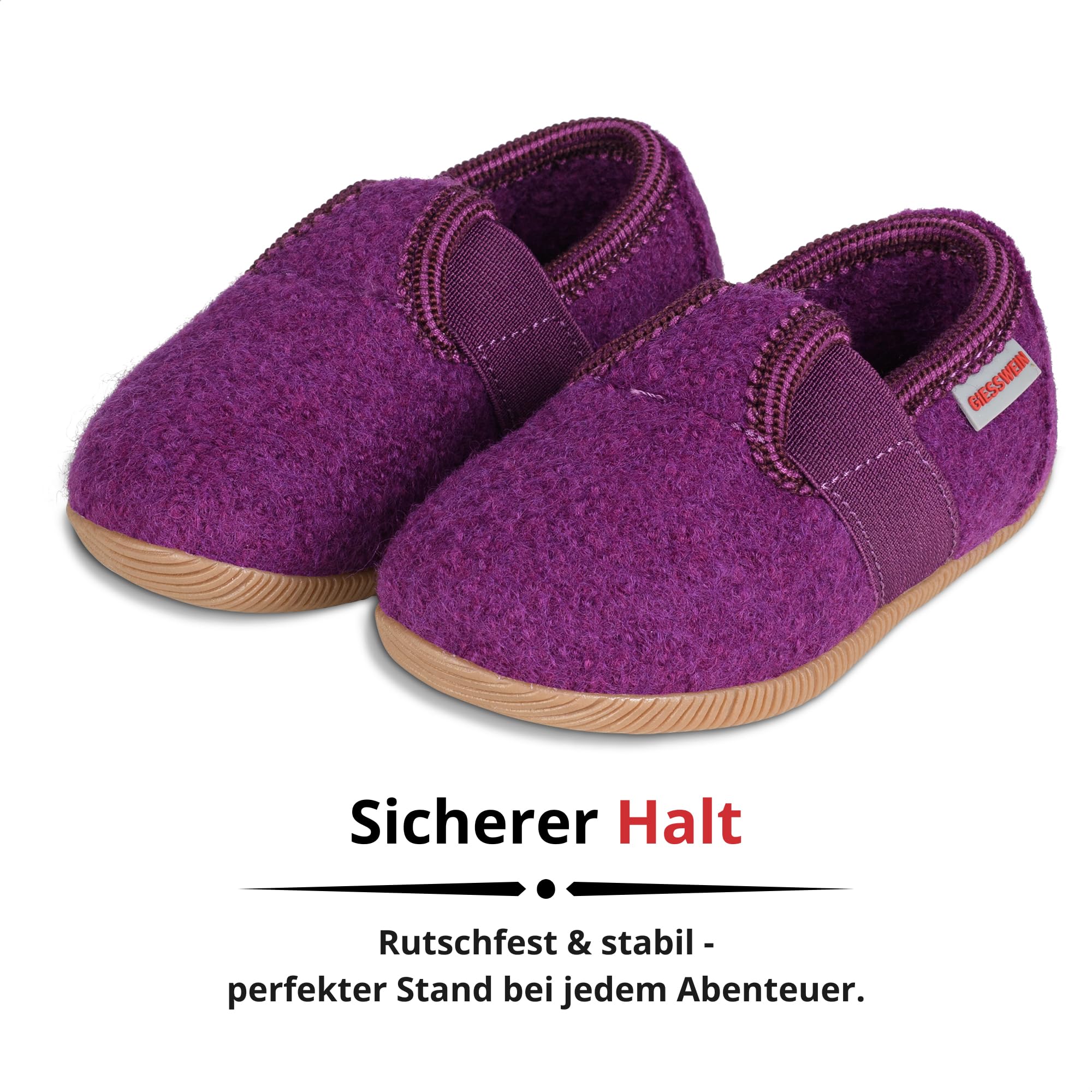 Pantoufles Acheter Chaussons Giesswein Weidach feutre antidérapantes enfant – Image 4