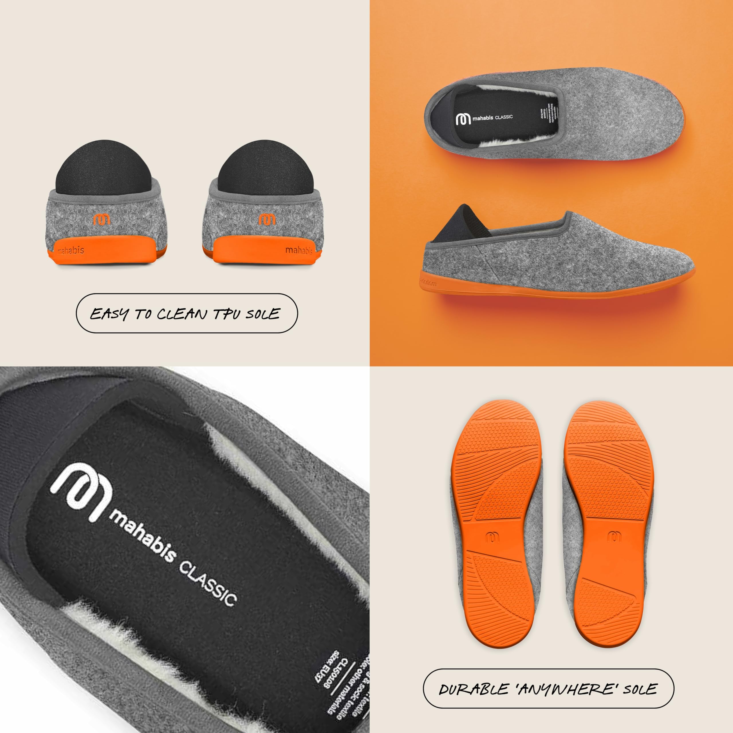 Chaussons Unisexes Acheter Chaussons Mahabis Classic Doublure Laine – Image 5