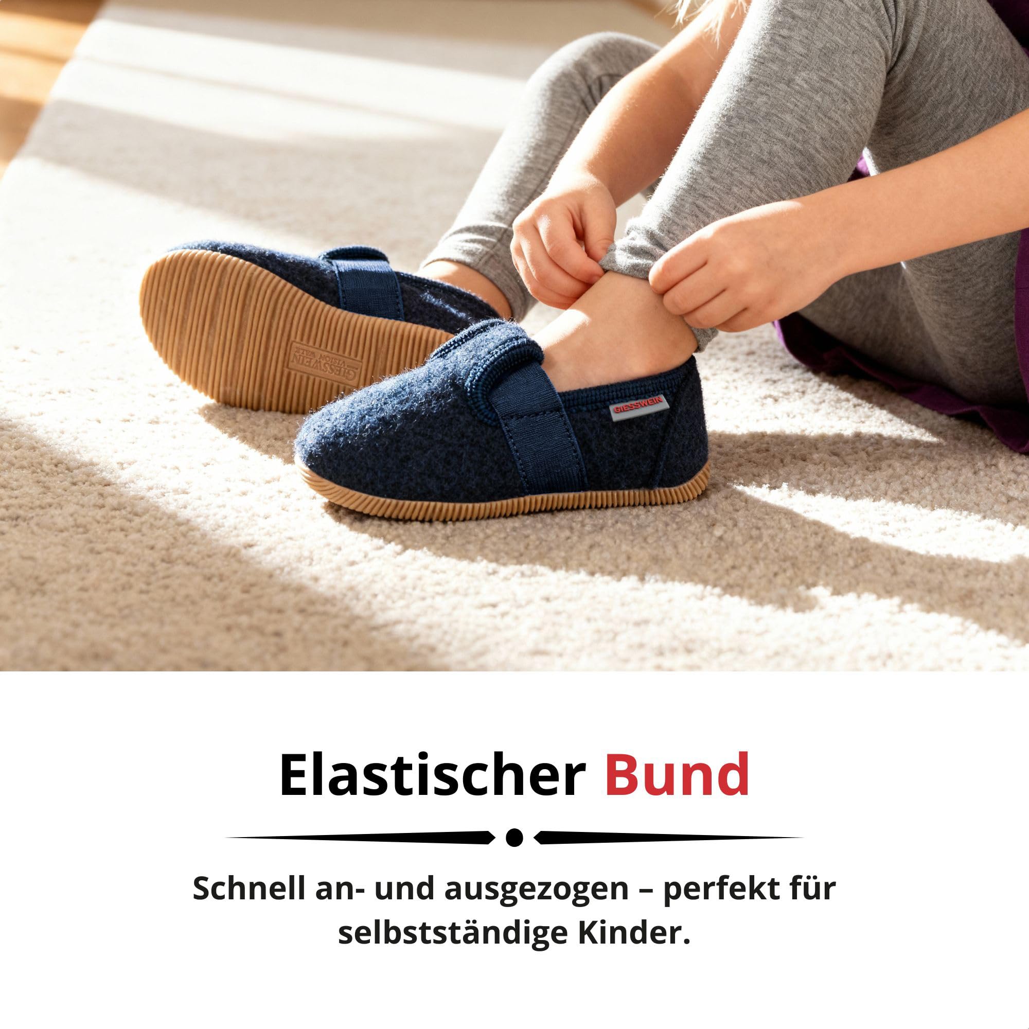 Pantoufles Acheter Chaussons Giesswein Weidach feutre antidérapantes enfant – Image 7