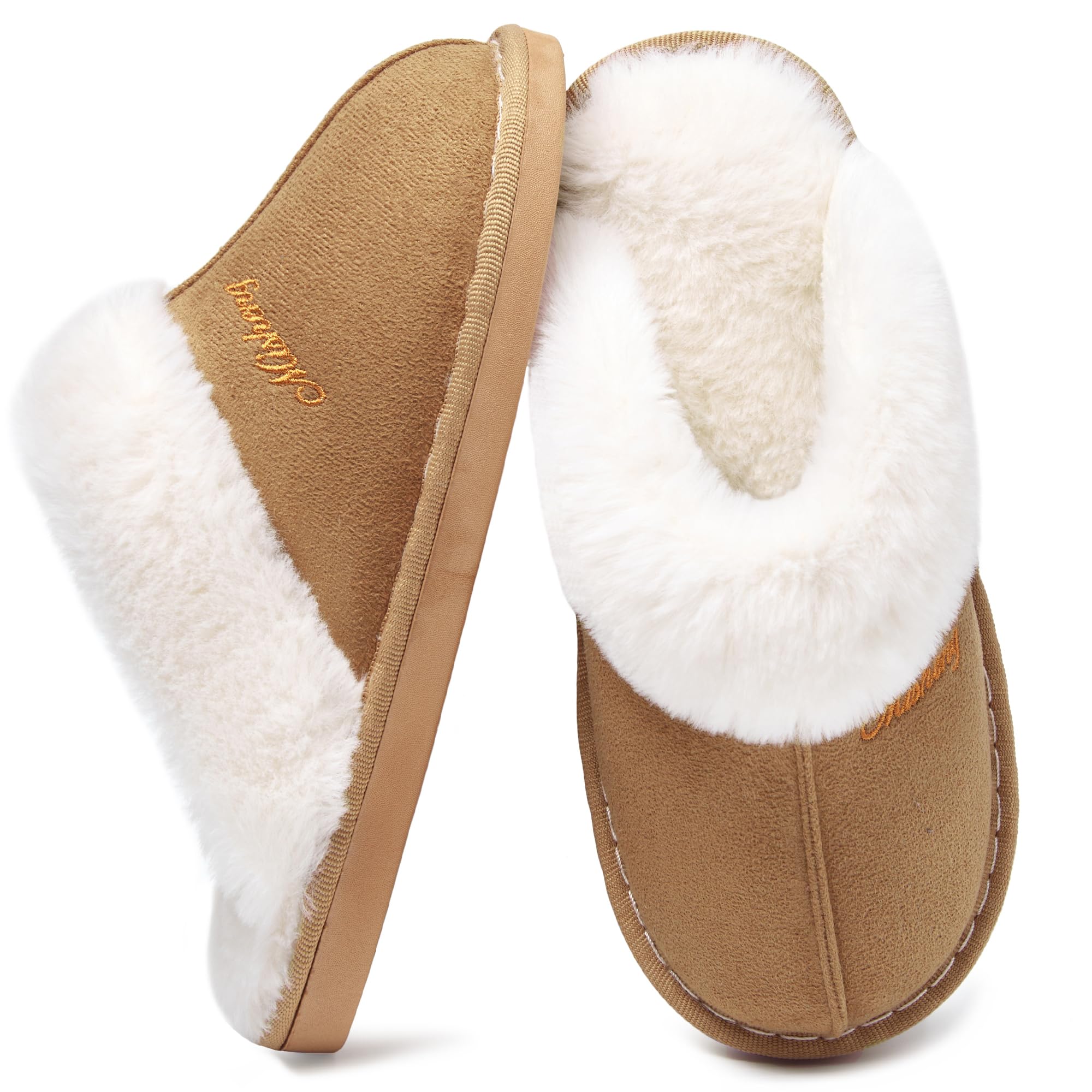 Chaussons Fourrés Acheter Chaussons Mémoire de Forme Faux Daim Antidérapants