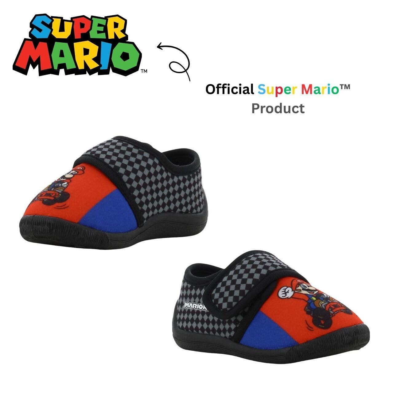 Chaussons Super Mario Garçon Acheter Chaussons Pantoufles Enfants Maison et Maternelle – Image 3