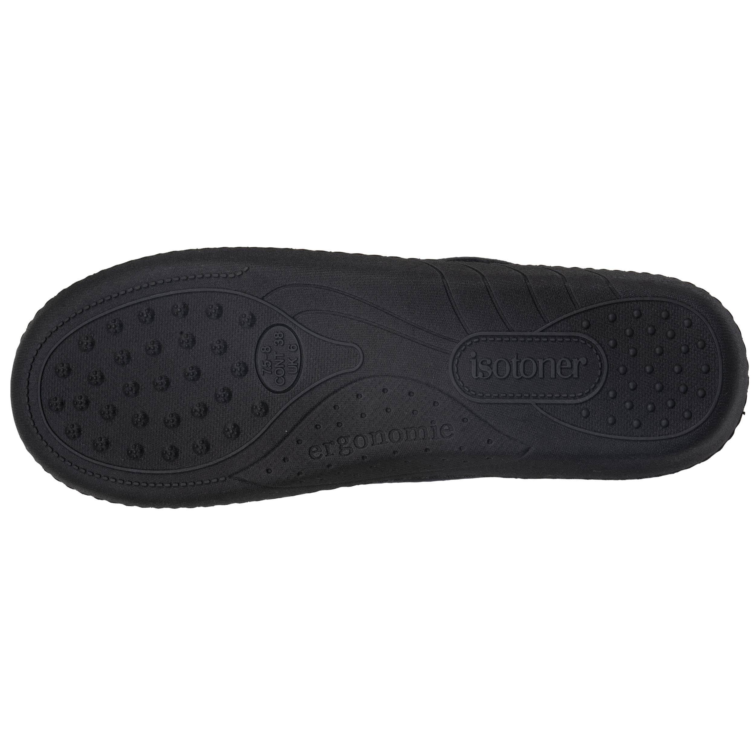 Mules Acheter Chaussons Isotoner Femme Velours Semelle Ergonomique Confort – Image 4