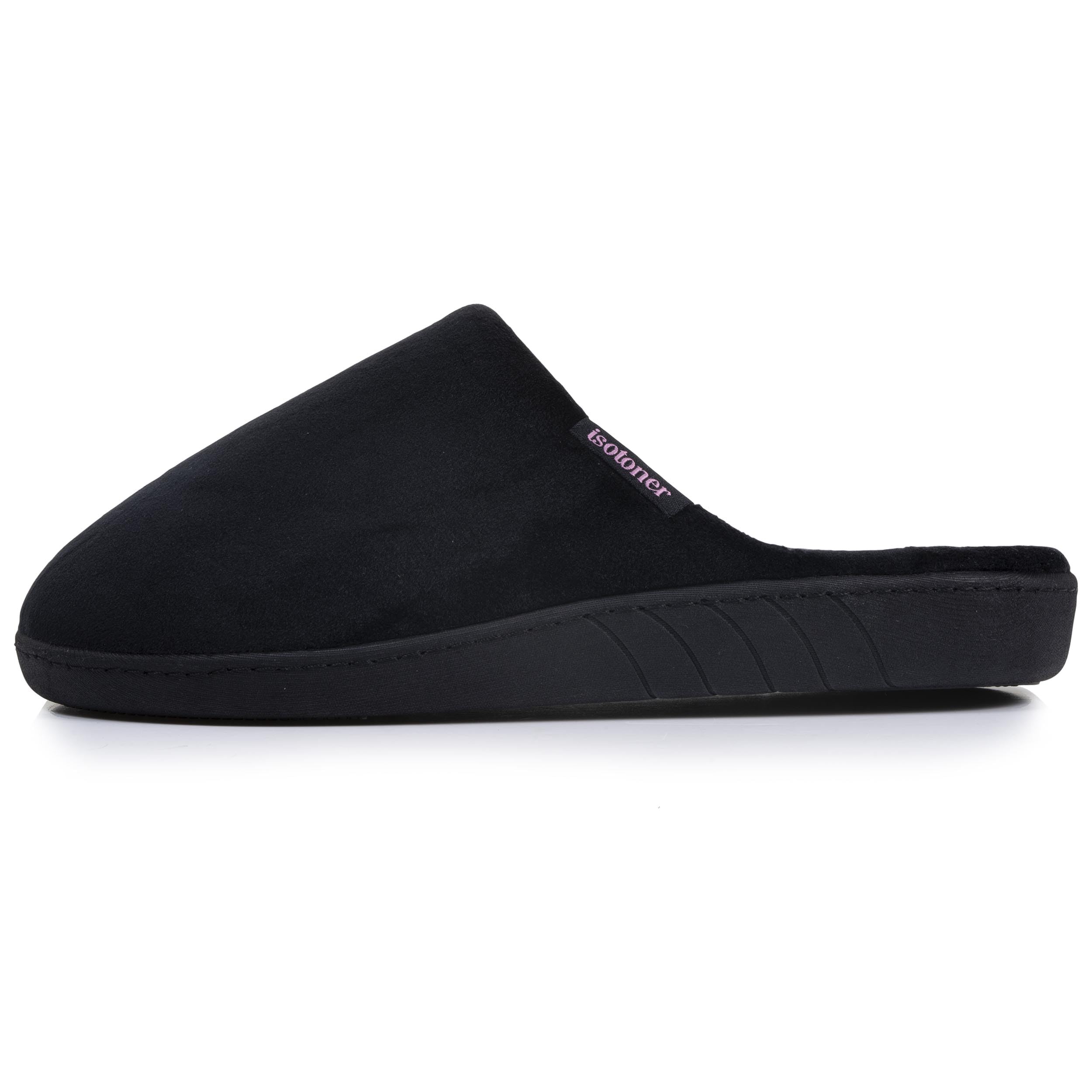 Mules Acheter Chaussons Isotoner Femme Velours Semelle Ergonomique Confort – Image 3