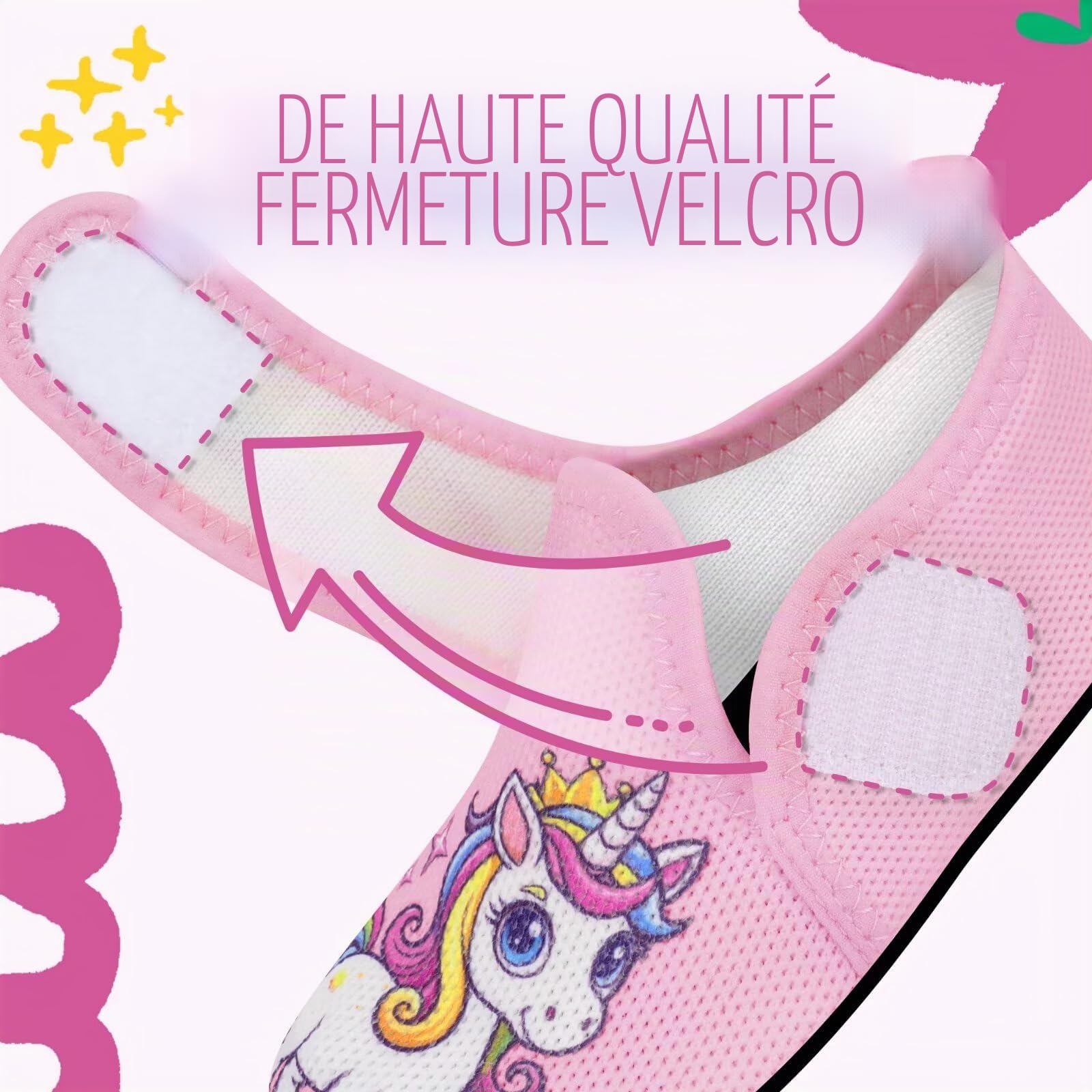 Chaussons Antidérapants Acheter Chaussons Kyopp Bébé Enfant Mixte Respirants – Image 2