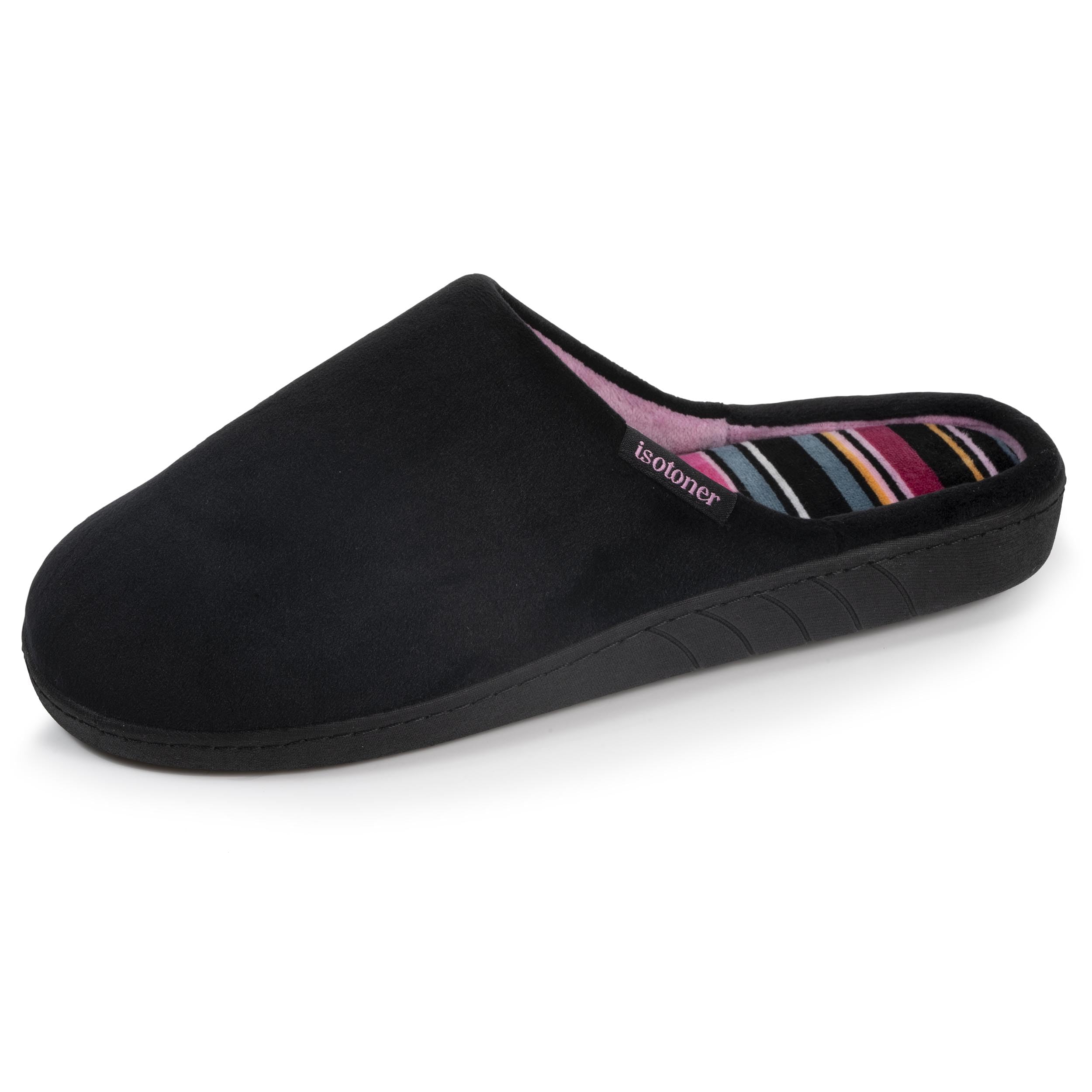 Mules Acheter Chaussons Isotoner Femme Velours Semelle Ergonomique Confort