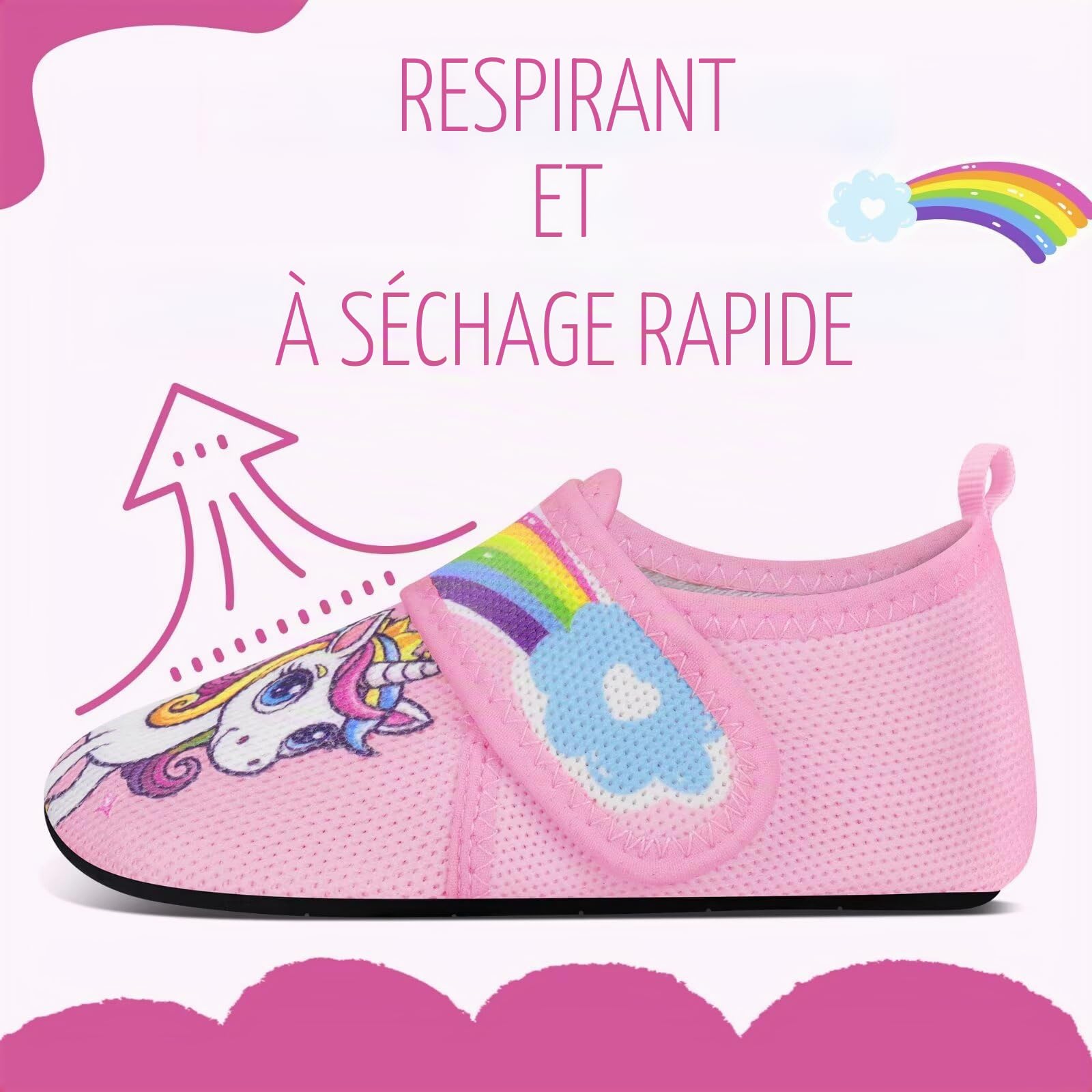 Chaussons Antidérapants Acheter Chaussons Kyopp Bébé Enfant Mixte Respirants – Image 3