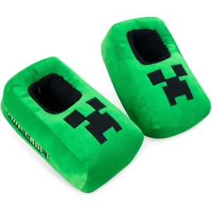 Chaussons Minecraft Creeper Garçon Acheter Chaussons Cosy Gamer Intérieur